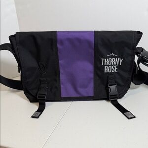 Timbuk2 Thorny Rose Wines Purple Black Messenger Sling Laptop Bag